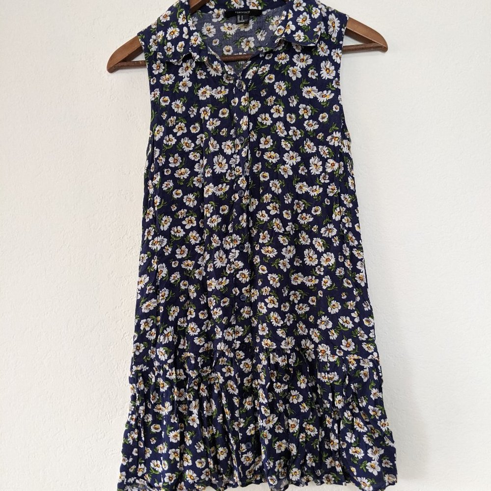 Daisy Print Forever 21 Dress Small